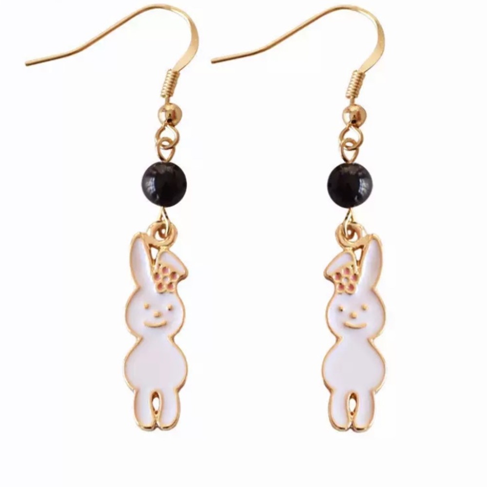 Rabbit Bunny Dangle Earrings
